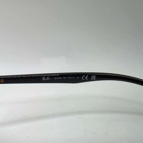 Ray-Ban RB3683 Sunglasses in Black On Gold and Blue - Picture 6 of 10